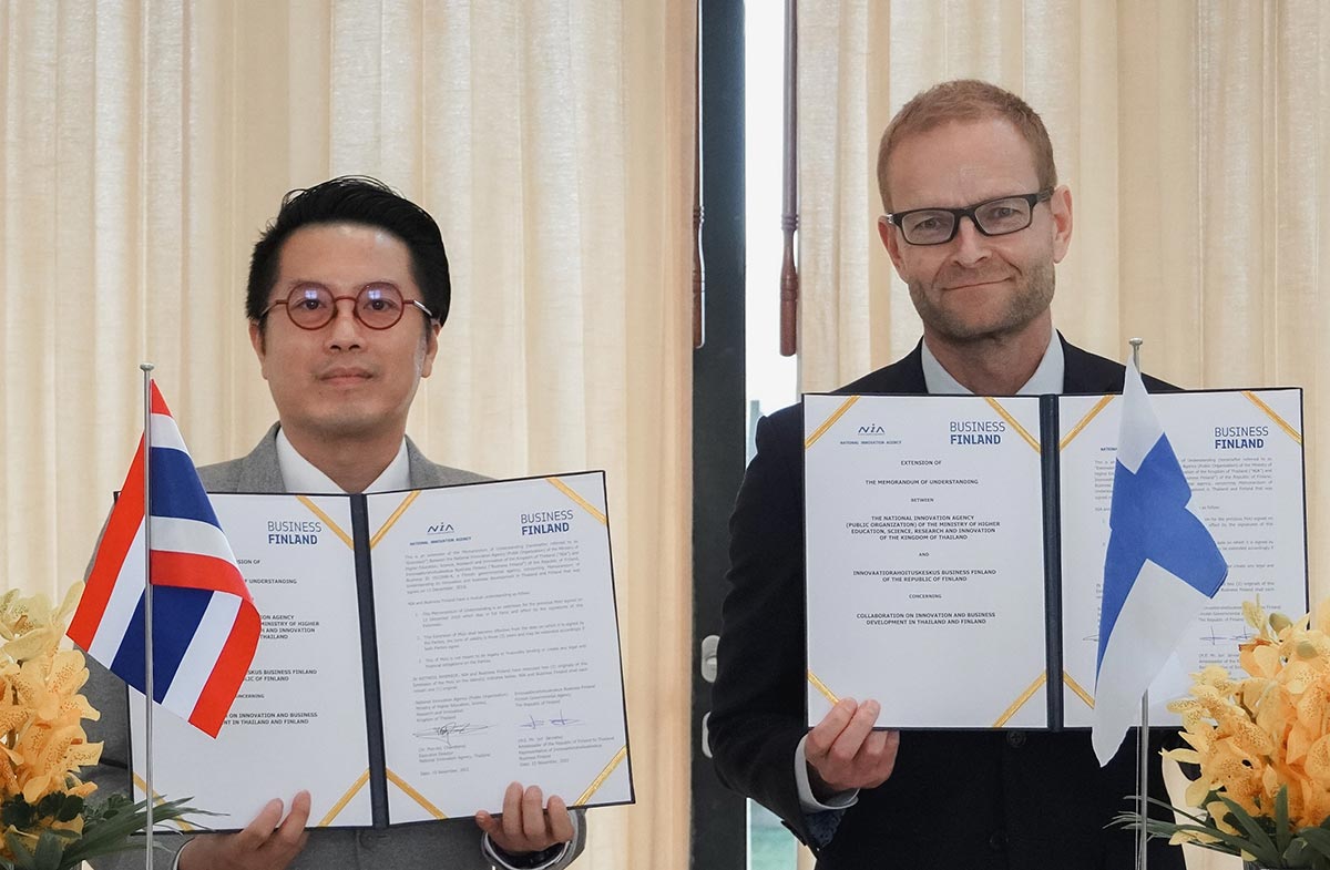 เอ็นไอเอ กระชับสัมพันธ์ไทย-ฟินแลนด์ หนุนการลงทุนสตาร์ทอัพ และเสริมแกร่งระบบนิเวศ
