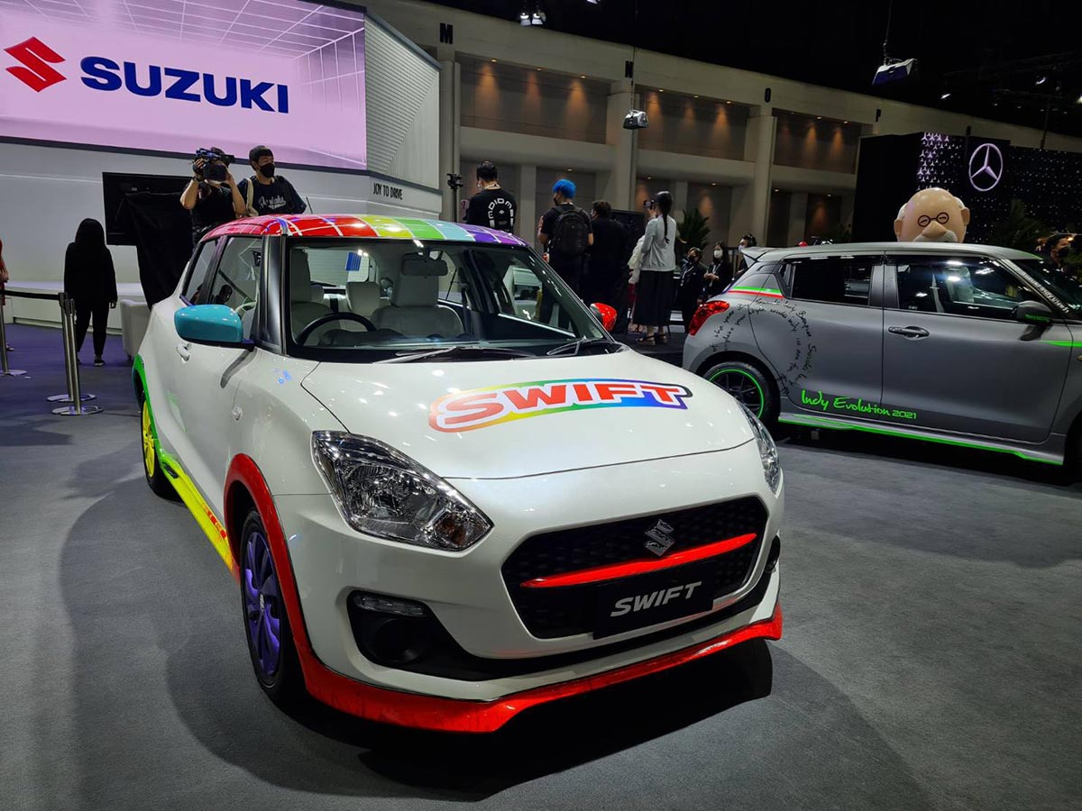 ซูซูกิ อวดโฉม SUZUKI SWIFT GL PLUS ในงานมหกรรมยานยนต์ ครั้งที่ 38