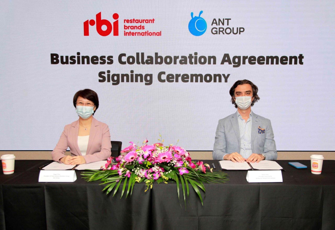 Restaurant Brands International จับมือแอนท์กรุ๊ป เร่งทำดิจิทัลทรานส์ฟอร์เมชันธุรกิจร้านอาหารทั่วเอเชีย-แปซิฟิก