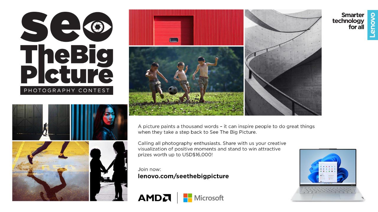 เลอโนโวเปิดแคมเปญ See the Big Picture ชวนคนไทยรวมถ่ายภาพส่งกำลังใจให้กันต้อนรับปีใหม่