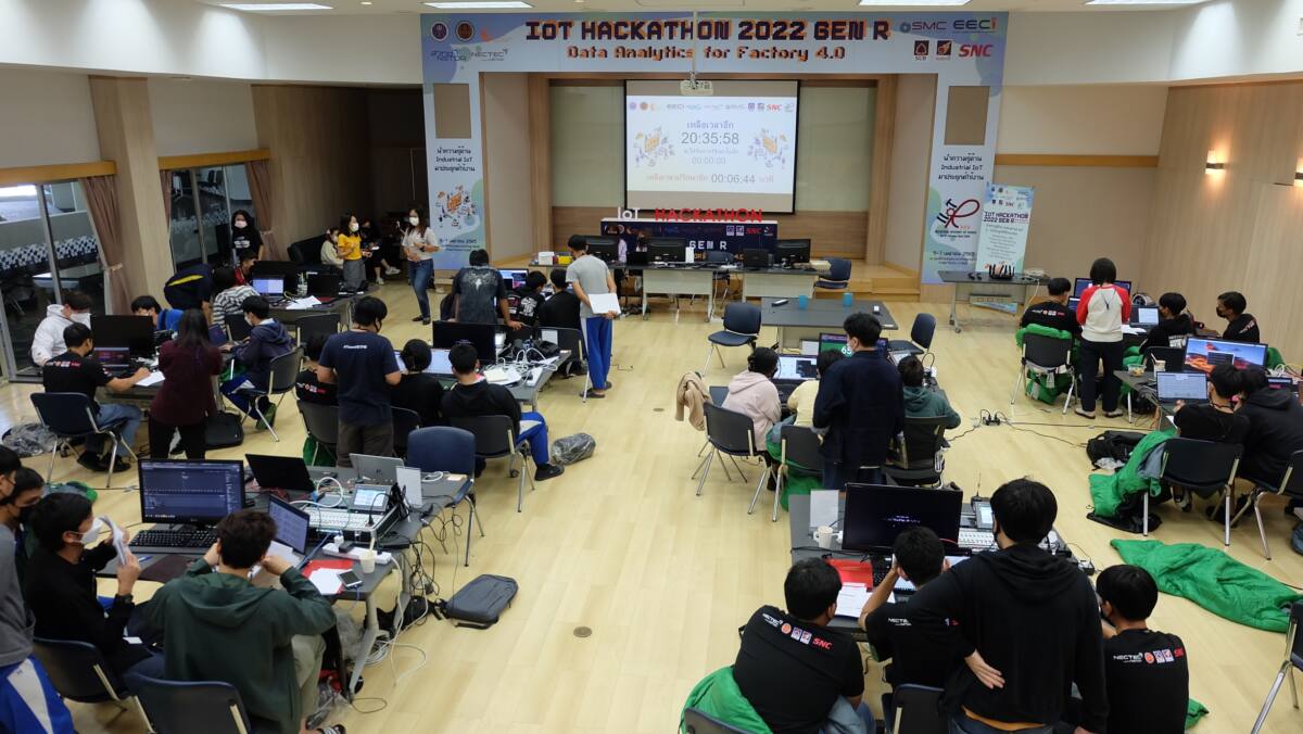 ติดอาวุธเด็ก Gen R ด้วยทักษะโรงงานอัจฉริยะ ในเวที IoT Hackathon 2022 พร้อมส่งต่ออุตสาหกรรมในพื้นที่ EEC