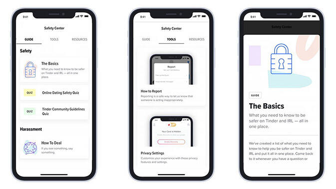 Tinder เปิดตัวศูนย์กำกับดูแลความปลอดภัยบนแอปฯ