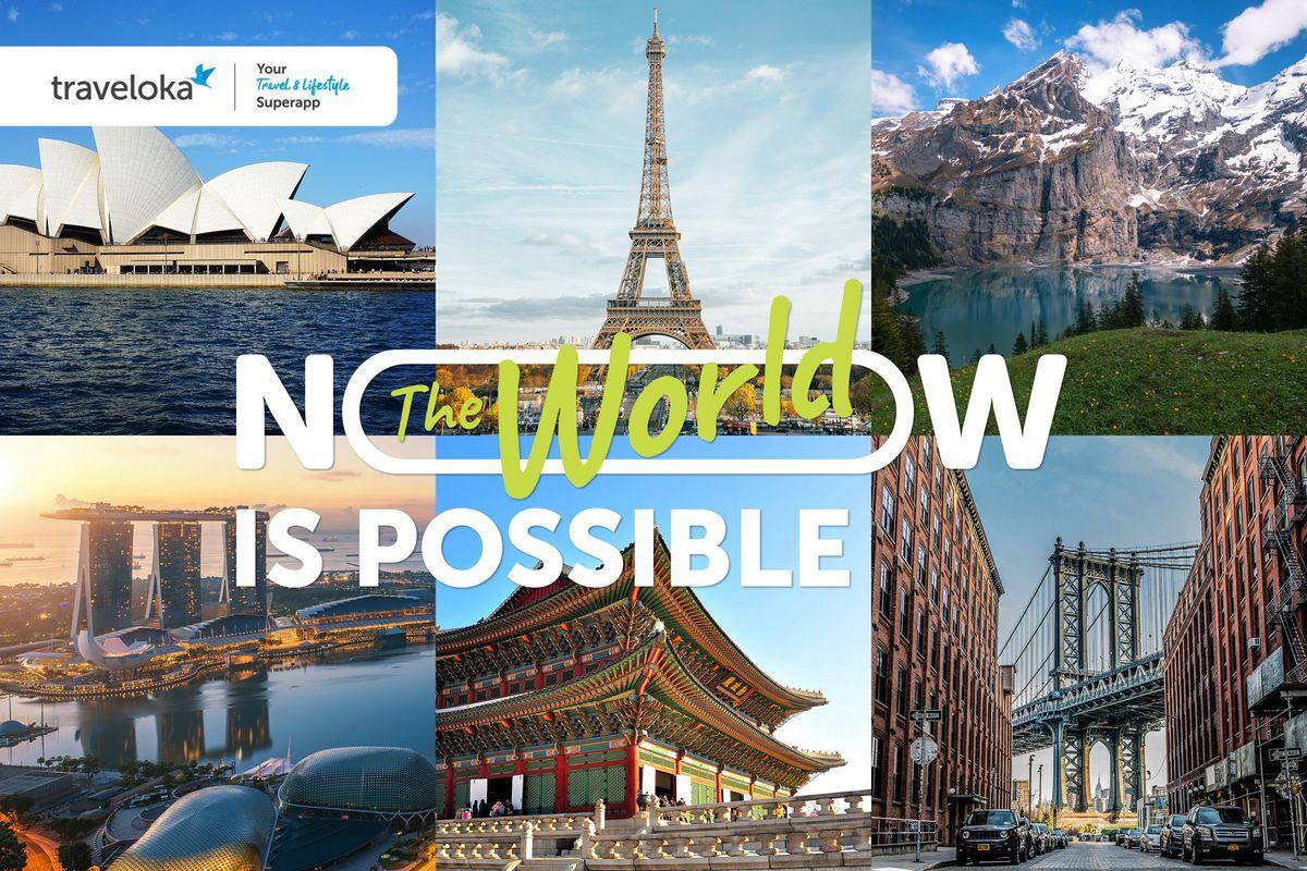 ทราเวลโลก้า เปิดแคมเปญ “Now the World is Possible” กระตุ้นการเดินทางระหว่างประเทศ