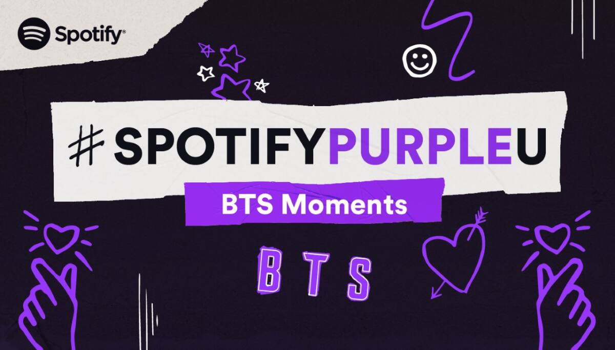 Spotify เปิดแคมเปญ SpotifyPurpleU ต้อนรับอัลบั้มใหม่จาก BTS
