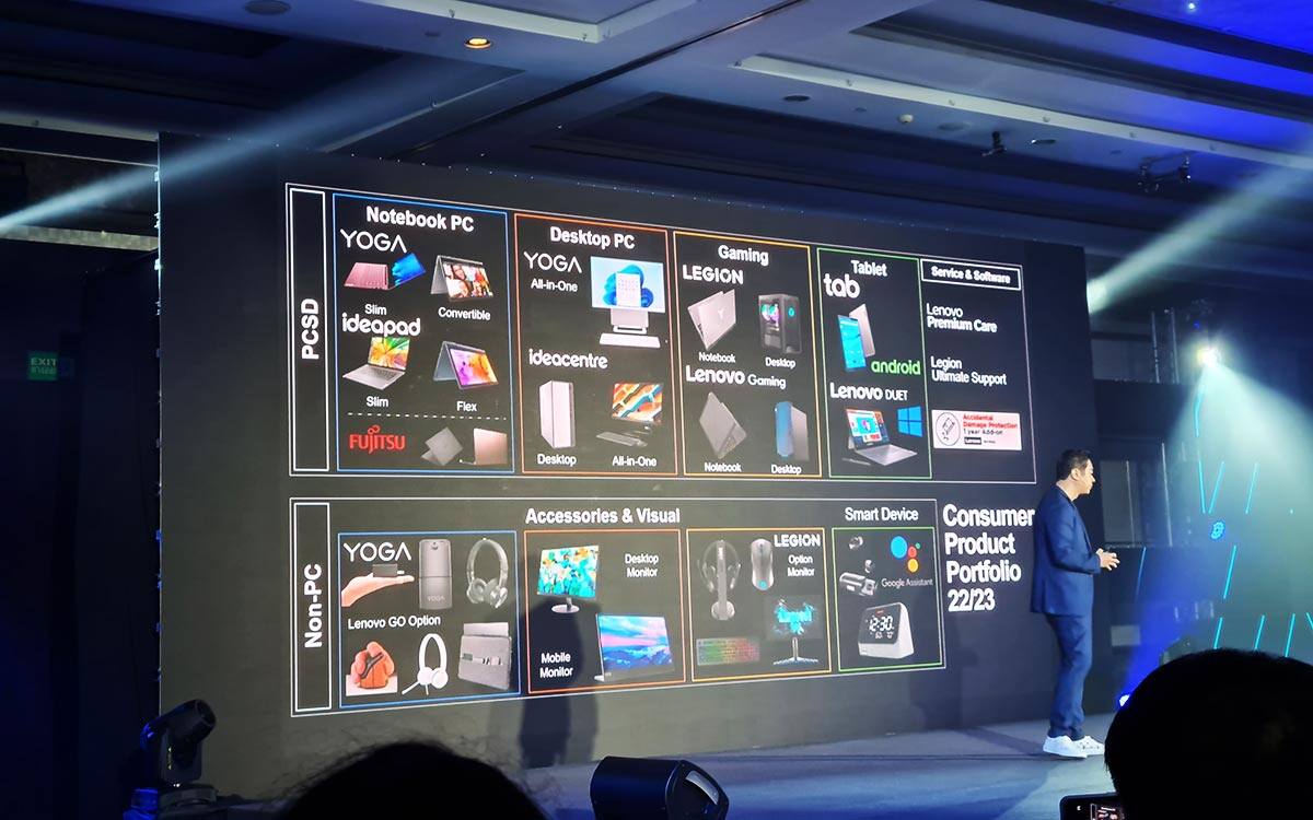Lenovo เดินหน้ารุกทุกกลุ่มผลิตภัณฑ์ ตั้งเป้าเบอร์ 1 ด้านยอดขายปี 65