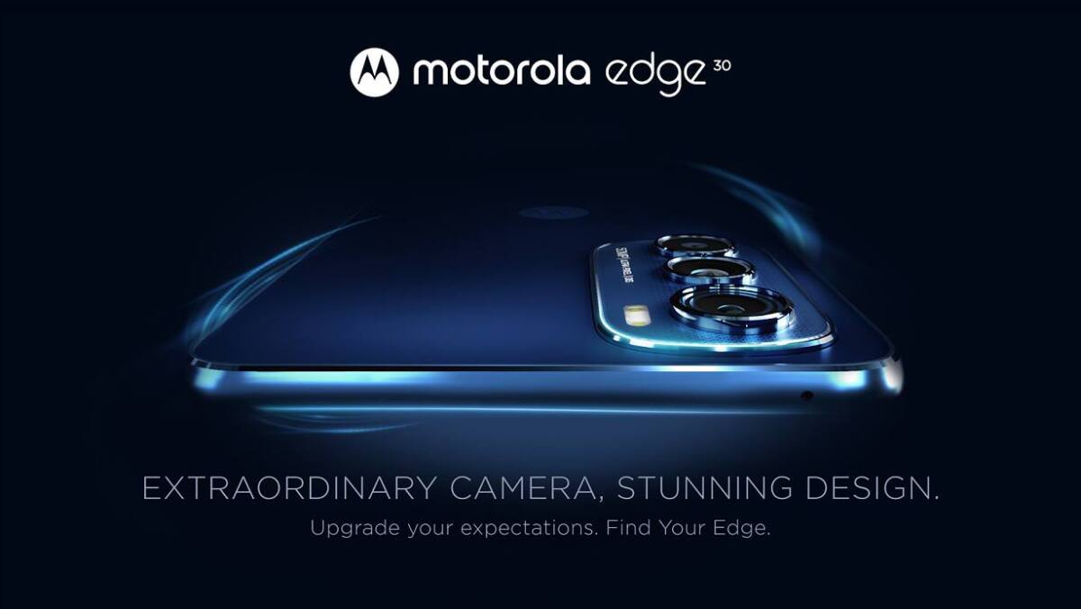 เปิดตัว Motorola edge 30 สมาร์ทโฟน 5G มาพร้อมกล้องความละเอียด 50 MP