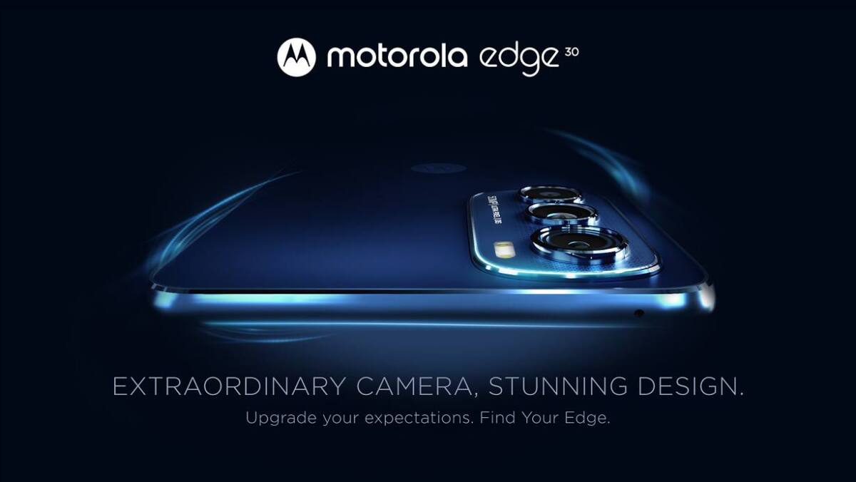 เปิดตัว Motorola edge 30 สมาร์ทโฟน 5G มาพร้อมกล้องความละเอียด 50 MP