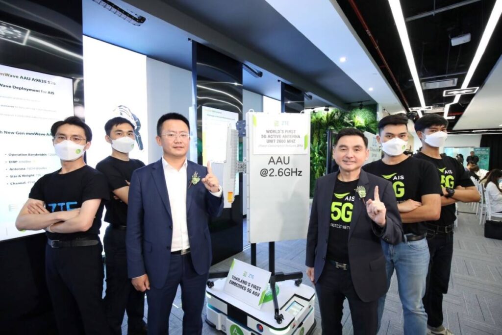 AIS จับมือ ZTE เปิดศูนย์นวัตกรรม 5G A-Z Center ในไทย พร้อมร่วมพัฒนาโครงข่าย 5G สู่การเป็น Cognitive Tech-Co