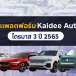 Kaidee Auto ชี้ตลาดรถมือสองไทยโตแรง ราคาพุ่ง 20% ดันไตรมาส 3 ยอดเพจวิวทะลุ 235 ล้าน