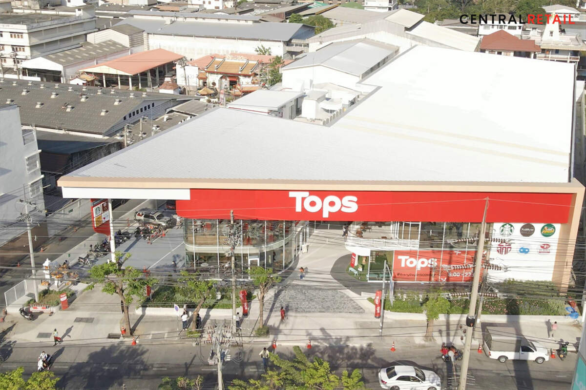 Tops สาธุประดิษฐ์ ซูเปอร์มาร์เก็ตสแตนอโลนแห่งใหม่ย่านพระราม 3
