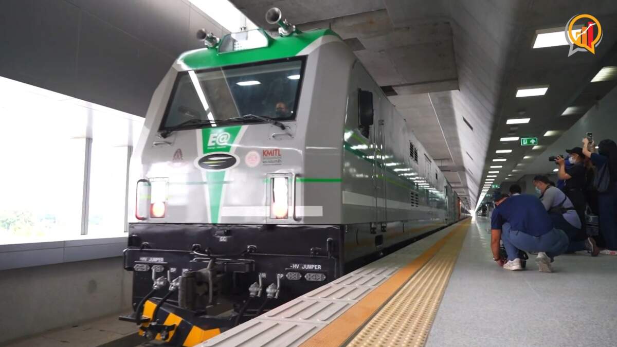 ส่องรถจักรพลังงานไฟฟ้าจากแบตเตอรี่ (EV on Train) ต้นแบบคันแรกของไทย