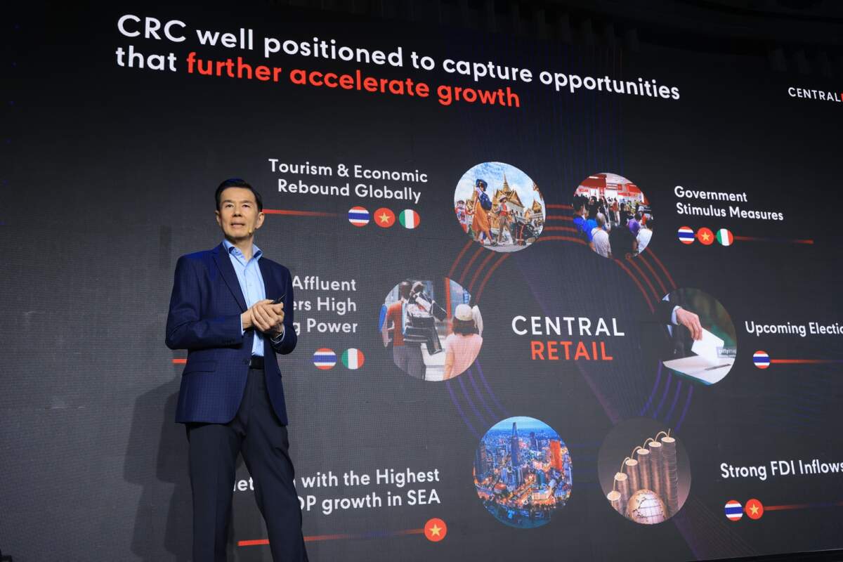 เซ็นทรัล รีเทล อัดงบลงทุน 28,000 ล้านบาท คาดรายได้รวม 270,000 ล้านบาท โตกว่า 15%