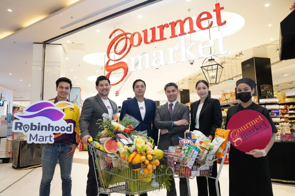 Robinhood จับมือ Gourmet Market ดันสินค้าจากซูเปอร์มาร์เก็ตขึ้น Robinhood Mart