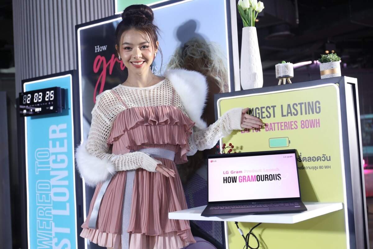 แอลจีส่ง “LG gram” ประเดิมตลาดแล็ปท็อปพรีเมียมในประเทศไทย โดดเด่นด้วยดีไซน์สวย บางเบา และเทคโนโลยีระดับไฮเอนด์
