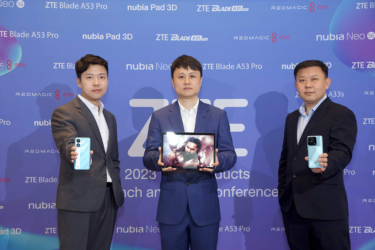 ZTE พาเหรดทัพสมาร์ทโฟน พร้อมแท็บเล็ตเรือธงสุดล้ำ Nubia PAD 3D