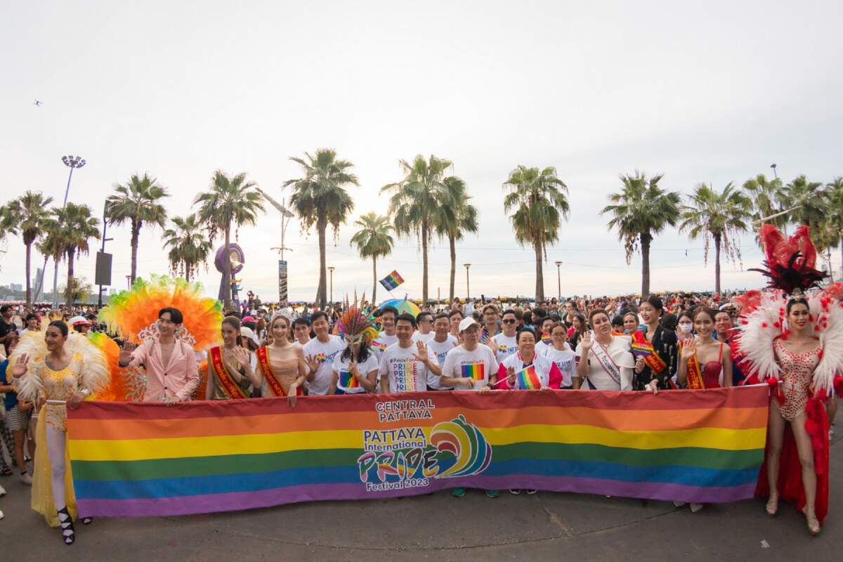 เซ็นทรัล พัทยา ส่งท้ายฟินนาเล่ ความสำเร็จ Pride Month ระดับอินเตอร์ ในงาน Pattaya International Pride Festival 2023