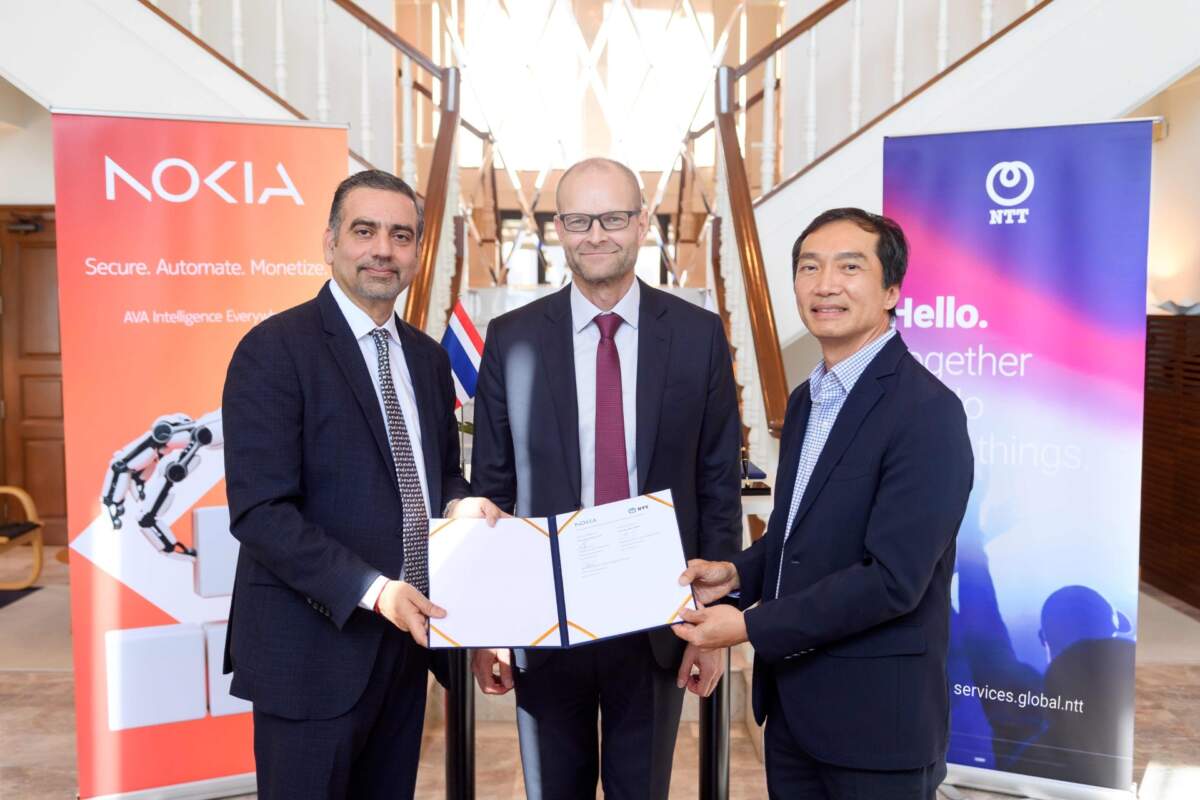 Nokia และ NTT ใส่เกียร์ดิจิทัลทรานส์ฟอร์เมชันให้ภาคอุตสาหกรรมไทยด้วย 5G ไร้สายระดับองค์กร