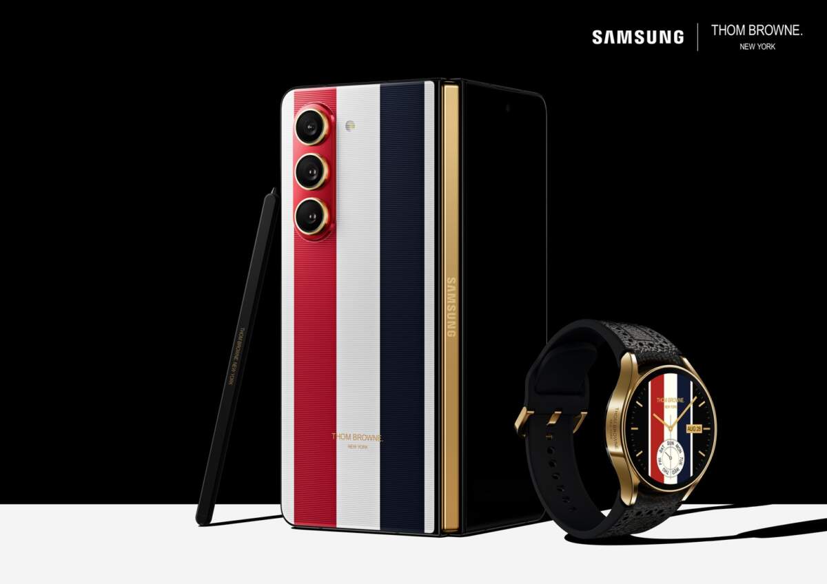 เปิดตัวแล้ว คอลเลกชั่น Thom Browne ใน Samsung Galaxy Z Fold5