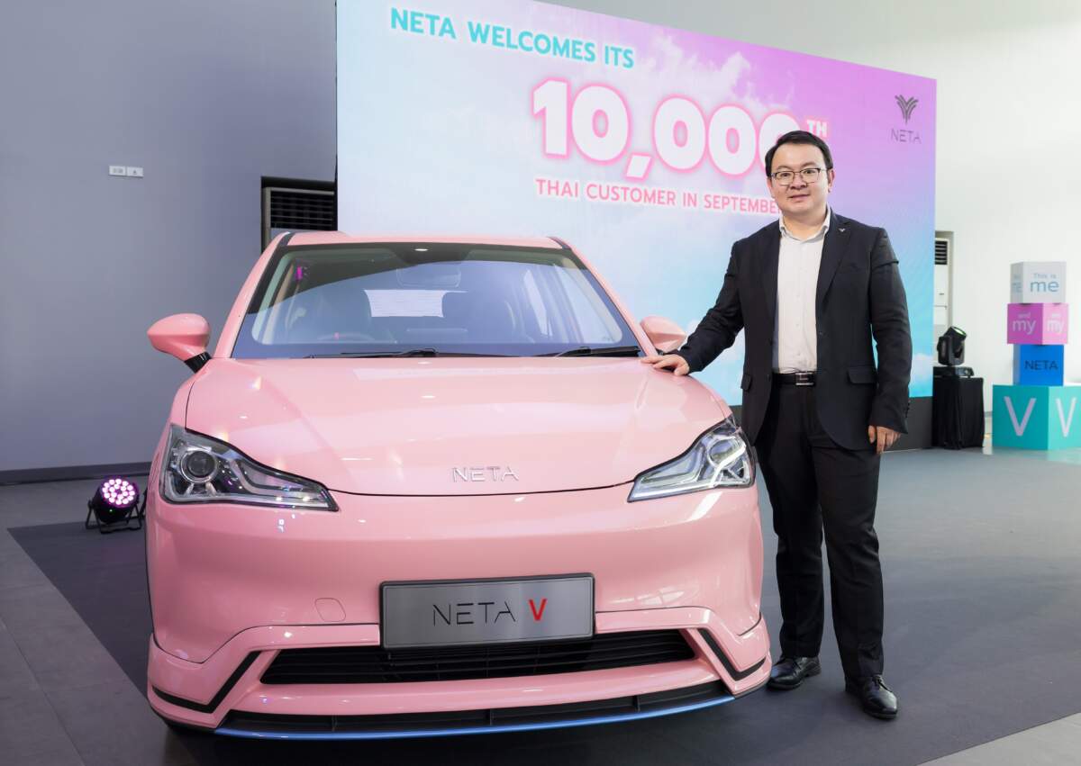 NETA ส่งมอบ NETA V ให้ลูกค้าคนไทยครบ 10,000 คัน