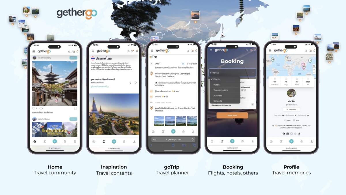 เปิดตัว gethergo แพลตฟอร์มช่วยแพลนเที่ยว สัญชาติไทย