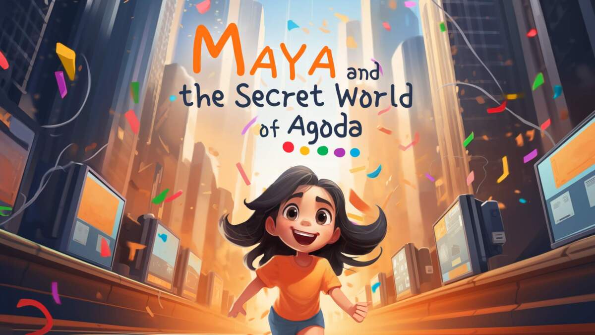Maya and the Secret World of Agoda หนังสือเด็กที่แต่งโดย Generative AI