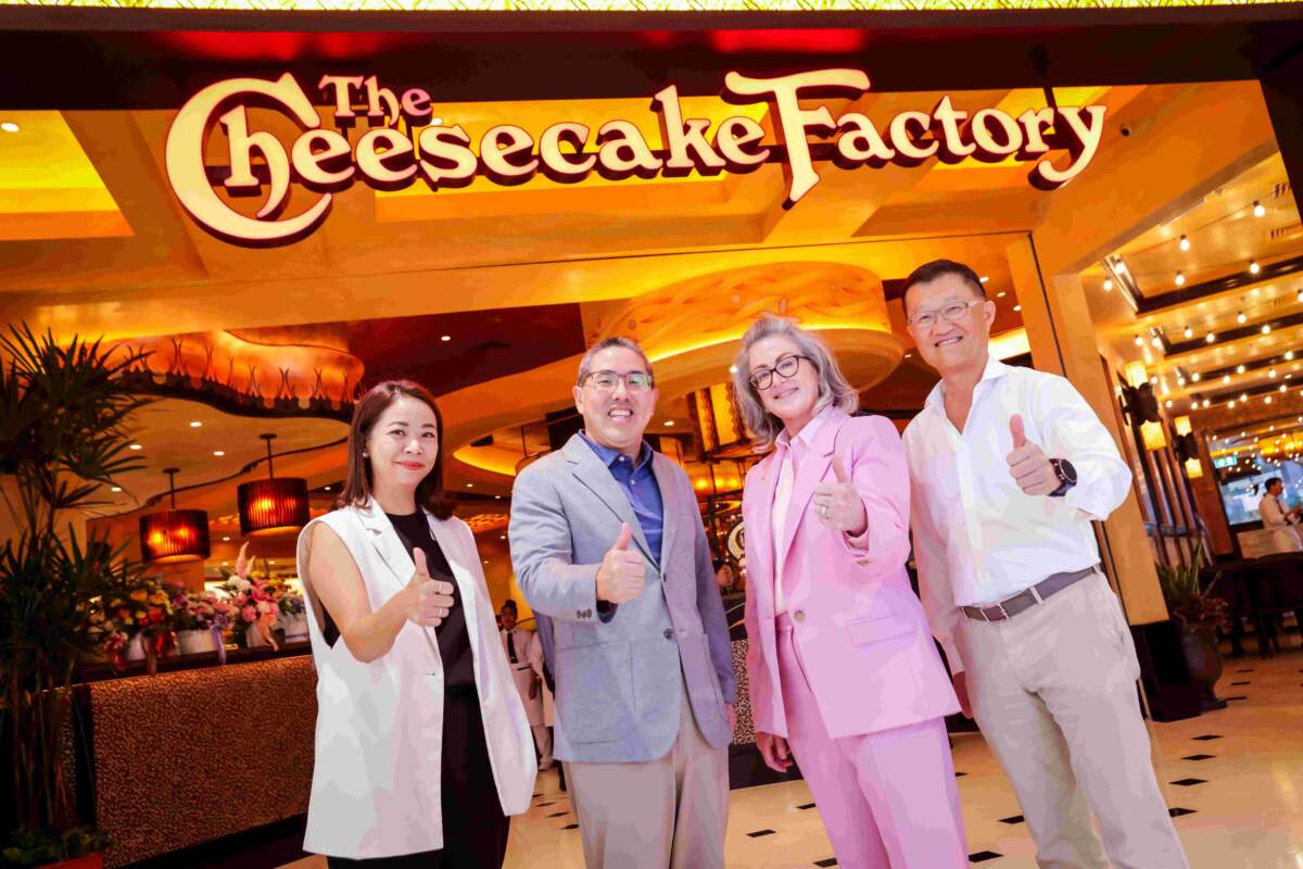 The Cheesecake Factory ตำนานร้านดัง ยกโมเดลเดียวกับอเมริกาปักหมุดแฟล็กชิฟสโตร์สาขาแรกในไทยสุดยิ่งใหญ่ที่เซ็นทรัลเวิลด์