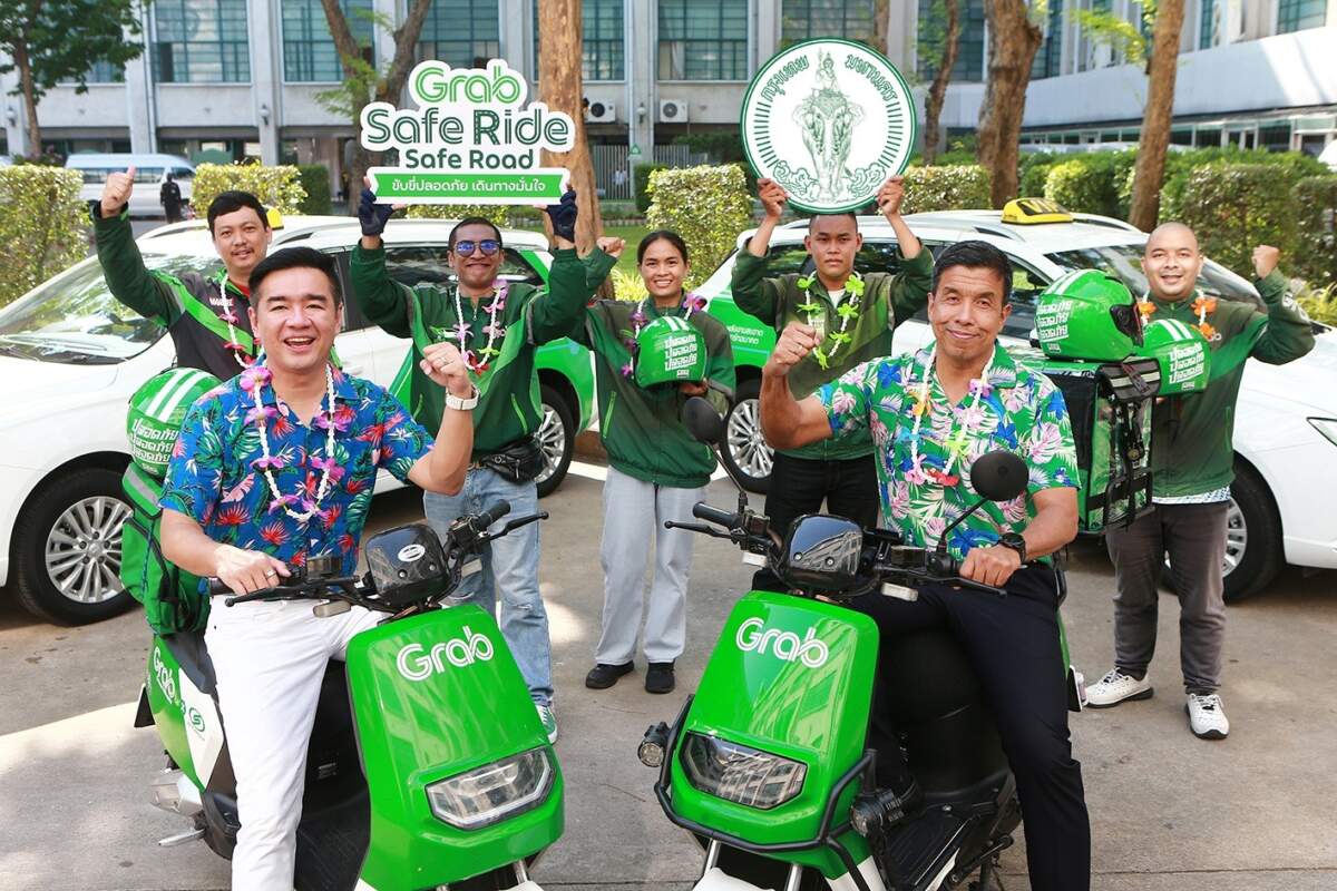 Grab ผนึก กทม.ผุดแคมเปญ Safe Ride | Safe Road รณรงค์ขับขี่ปลอดภัย สร้างความมั่นใจในช่วงสงกรานต์