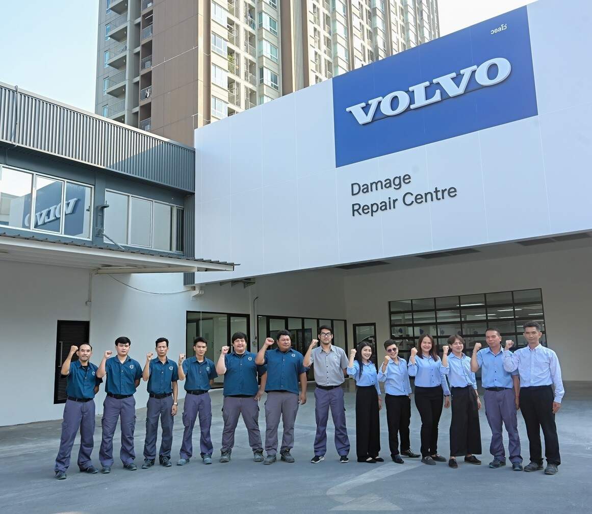 Volvo เปิดศูนย์บริการซ่อมตัวถังและสีมาตรฐานครบวงจรแห่งใหม่ ณ โชว์รูมและศูนย์บริการวอลโว่ พระนคร สาขาวิภาวดี