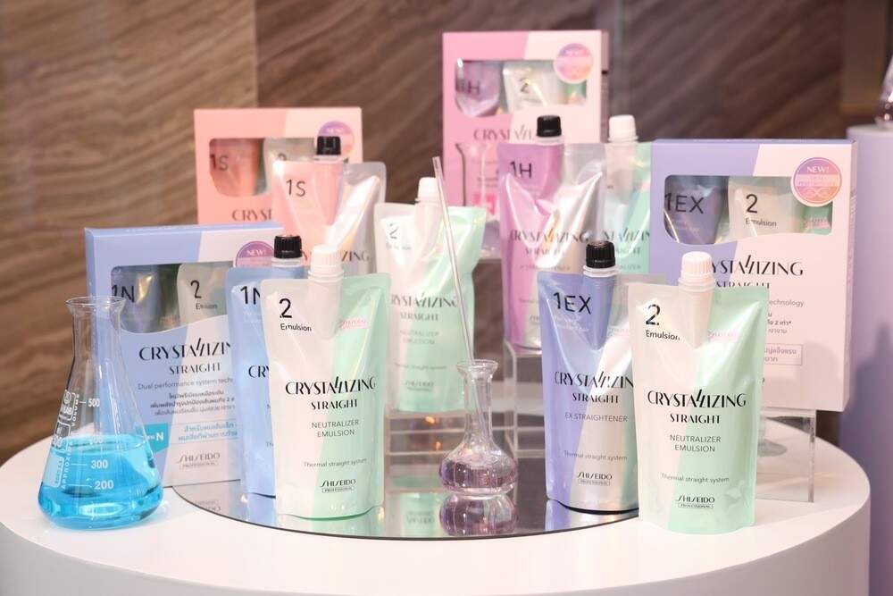 SHISEIDO เปิดตัว CRYSTALLIZING อัปเกรดกลุ่มผลิตภัณฑ์ยืด-ดัดผม