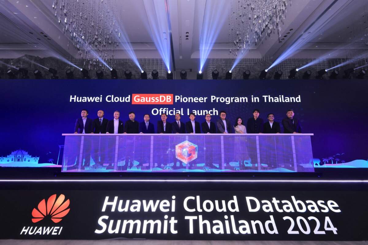 Huawei Cloud ชู GaussDB ฐานข้อมูลแบบ AI-Native พร้อมโครงการ GaussDB Pioneer Program เร่งพลิกโฉมยุคดิจิทัลในประเทศไทย