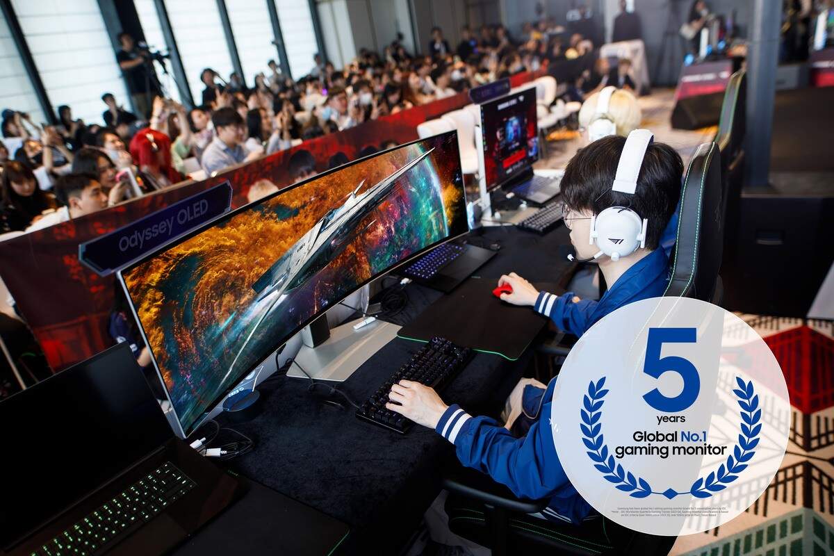 Samsung ครองใจเกมเมอร์ คว้าแชมป์อันดับ 1 ตลาดจอ OLED ระดับโลก
