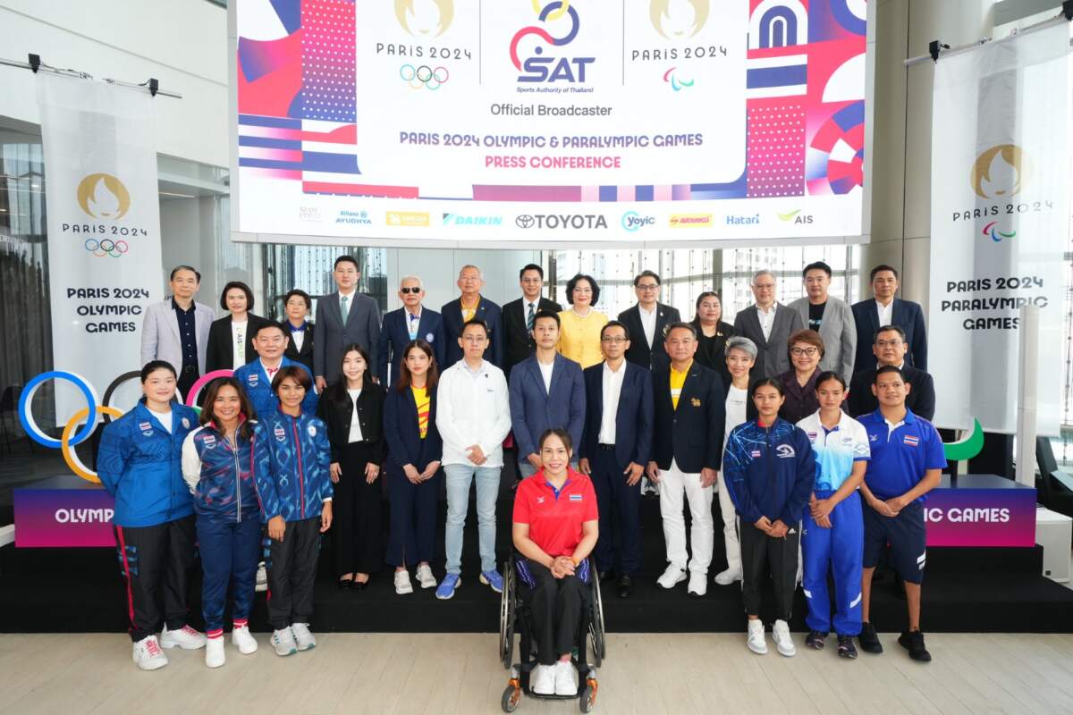 เปิดปารีส 2024 ในไทยอย่างเป็นทางการ ชวนคนไทยร่วมส่งแรงใจเชียร์ทัพนักกีฬาไทยไปโอลิมปิกและพาราลิมปิก ปารีส 2024
