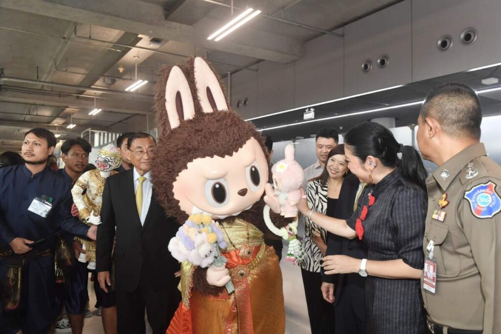 ททท. เปิดกิจกรรม Welcome Ceremony of LABUBU หวังกระแสเที่ยวไทยตามรอยลาบูบู้ในกลุ่มนักท่องเที่ยวจีน พร้อมเตรียมเฉลิมฉลองความสัมพันธ์ไทยจีนครบ 50 ปี