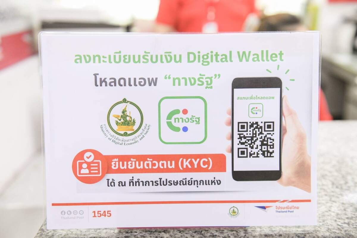 ดีอี - ไปรษณีย์ไทย เปิดจุดลงทะเบียนโครงการดิจิทัลวอลเล็ตในไปรษณีย์ 1,200 แห่ง เพิ่มความสะดวกประชาชน พร้อมให้คำแนะนำ – ช่วยลงทะเบียนทุกขั้นตอน