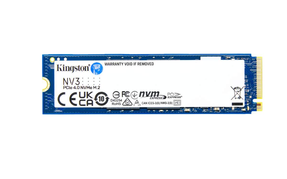 Kingston เปิดตัว NV3 PCIe 4.0 NVMe SSD โซลูชันจัดเก็บข้อมูลรุ่นใหม่