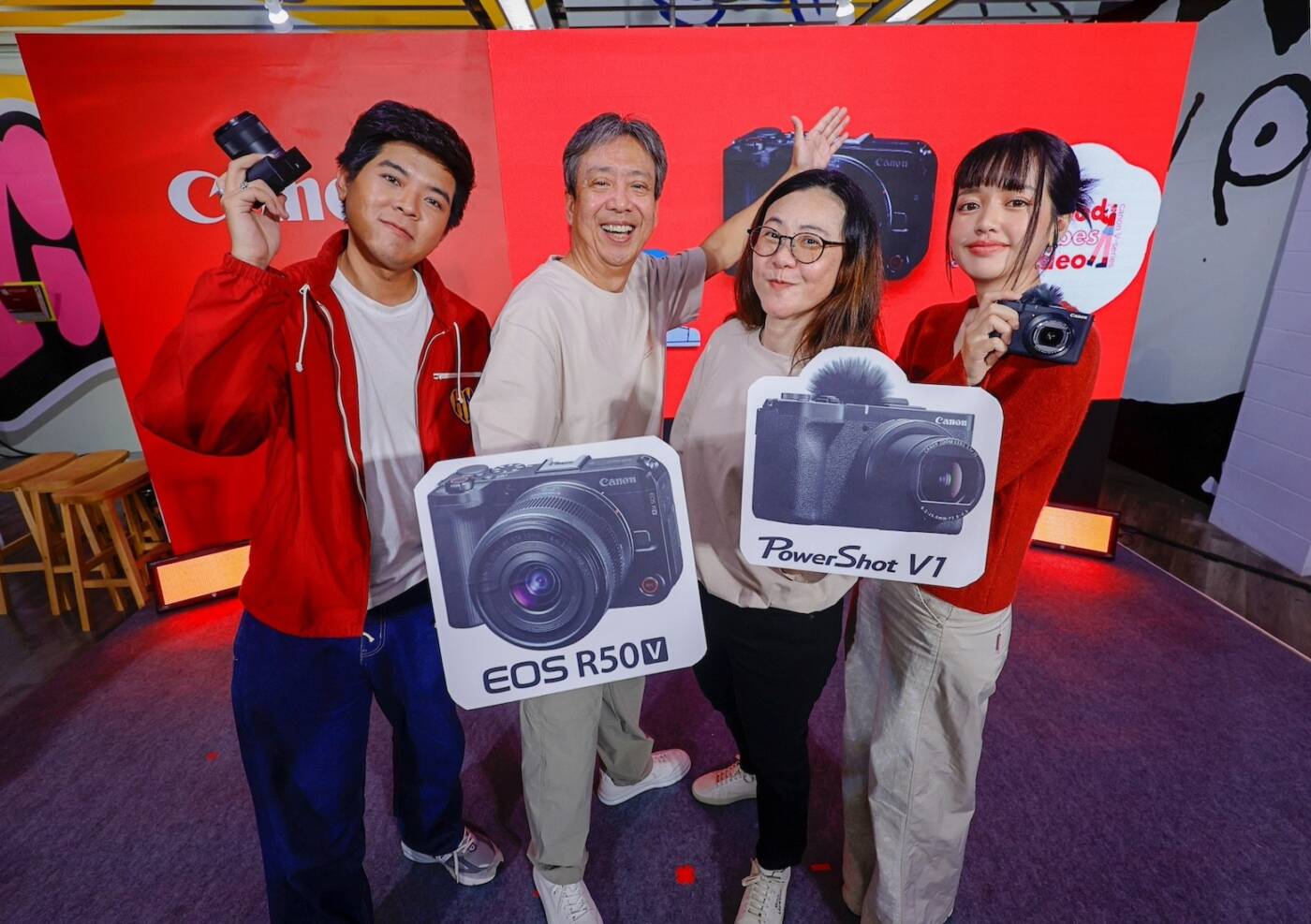 Canon เปิดราคา V-Series ในรุ่น EOS R50 V และ PowerShot V1