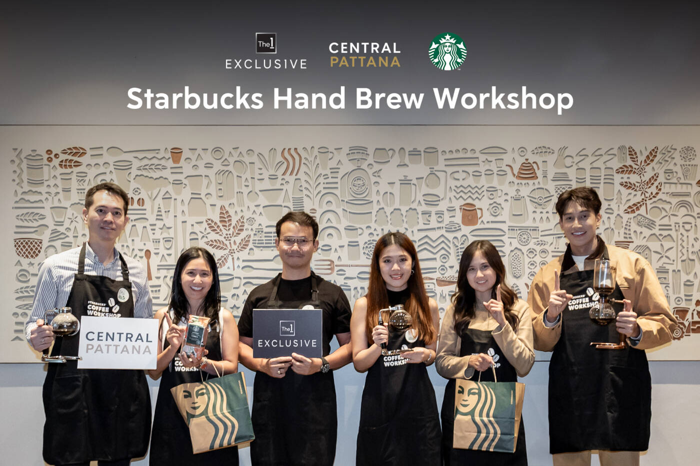 The 1 Exclusive จัด Starbucks Hand Brew Workshop พร้อมสิทธิพิเศษตลอดปี ณ ร้านสตาร์บัคส์ ในศูนย์การค้าเซ็นทรัลทั่วประเทศ