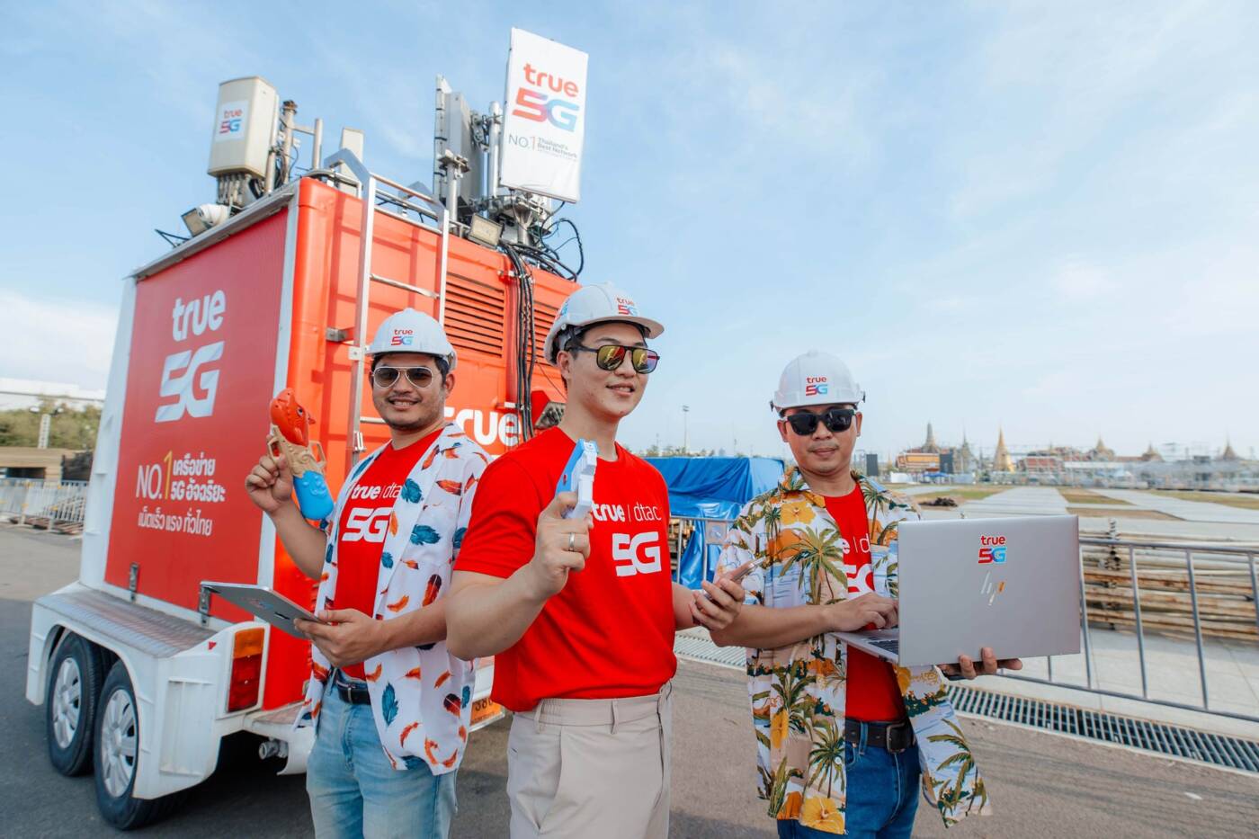True จัดเต็ม 5G ทั่วไทย รับ "Maha Songkran World Water Festival 2025"