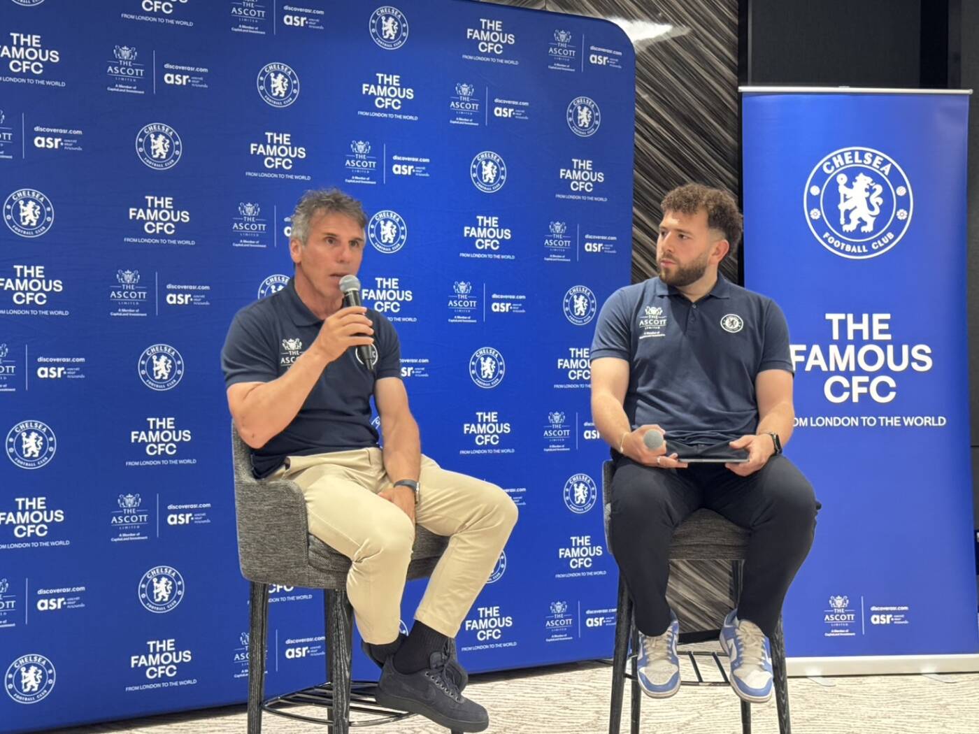 ”จิอันฟรังโก โซลา“ ตำนานเชลซี เยือนประเทศไทย ฉลองความสำเร็จ "The Famous CFC" ฤดูกาล 2024/25