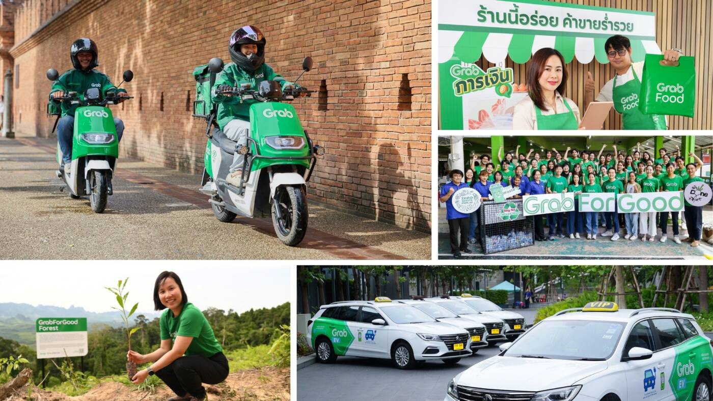 Grab เปิดรายงานความยั่งยืนปี 2567: อัดฉีดรายได้คนขับ-ร้านค้ากว่า 4.2 แสนล้านบาท พร้อมภารกิจลดคาร์บอน 1.28 แสนตัน