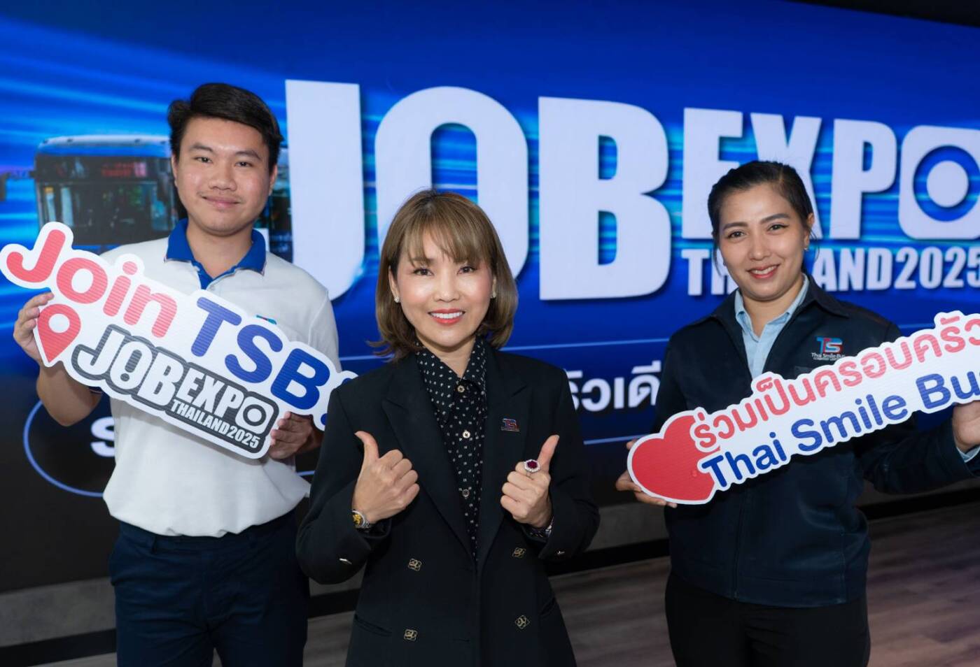 TSB ร่วมงาน Job Expo Thailand 2025 เปิดรับกว่า 1,000 อัตรา ยกระดับขนส่งไทยสู่ยุคใหม่ เป็นมิตรต่อสิ่งแวดล้อม