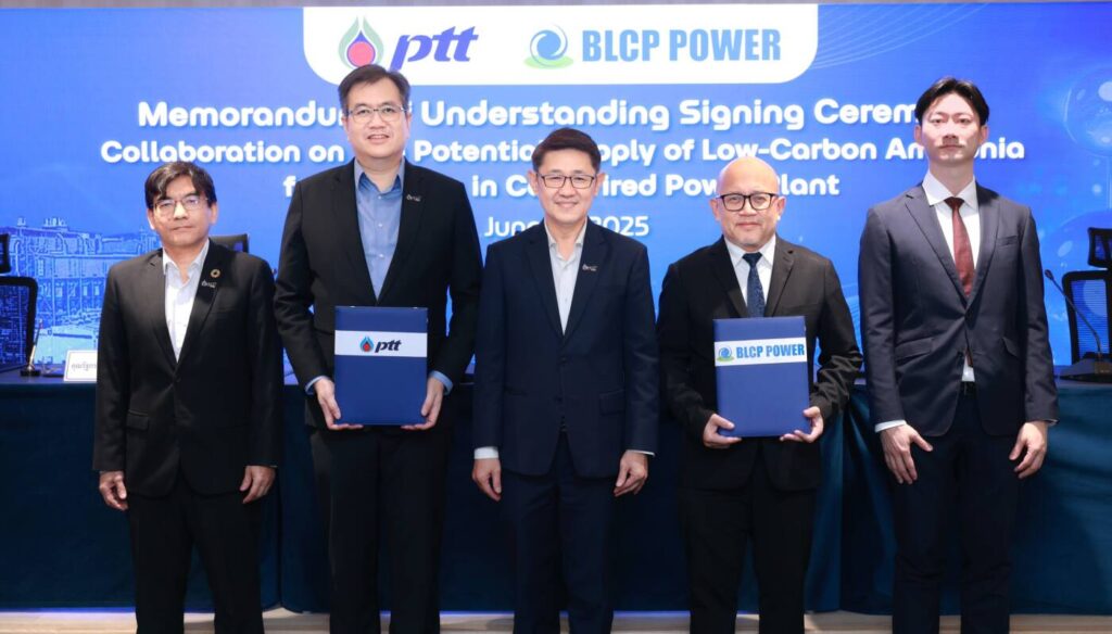 ปตท. จับมือ BLCP ขยายความร่วมมือครั้งสำคัญ: ผลักดันแอมโมเนียคาร์บอนต่ำ สู่เป้าหมาย Net Zero ของไทย