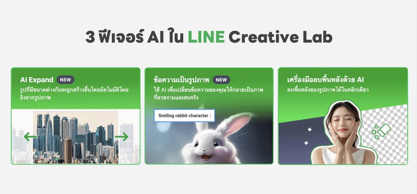 LINE Creative Lab เปิดตัว 3 ฟีเจอร์ AI สุดล้ำ! พลิกโฉมการสร้างโฆษณาให้เป็นเรื่องง่าย แค่ปลายนิ้ว