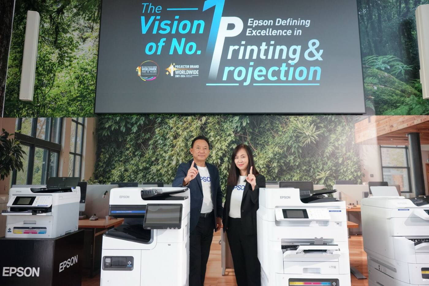 Epson ตอกย้ำวิสัยทัศน์ผู้นำตลาด B2B ชูนวัตกรรมผสานความยั่งยืน เปิดตัวทัพพรินเตอร์-โปรเจคเตอร์ใหม่ 22 รุ่น เจาะตลาด Green Office