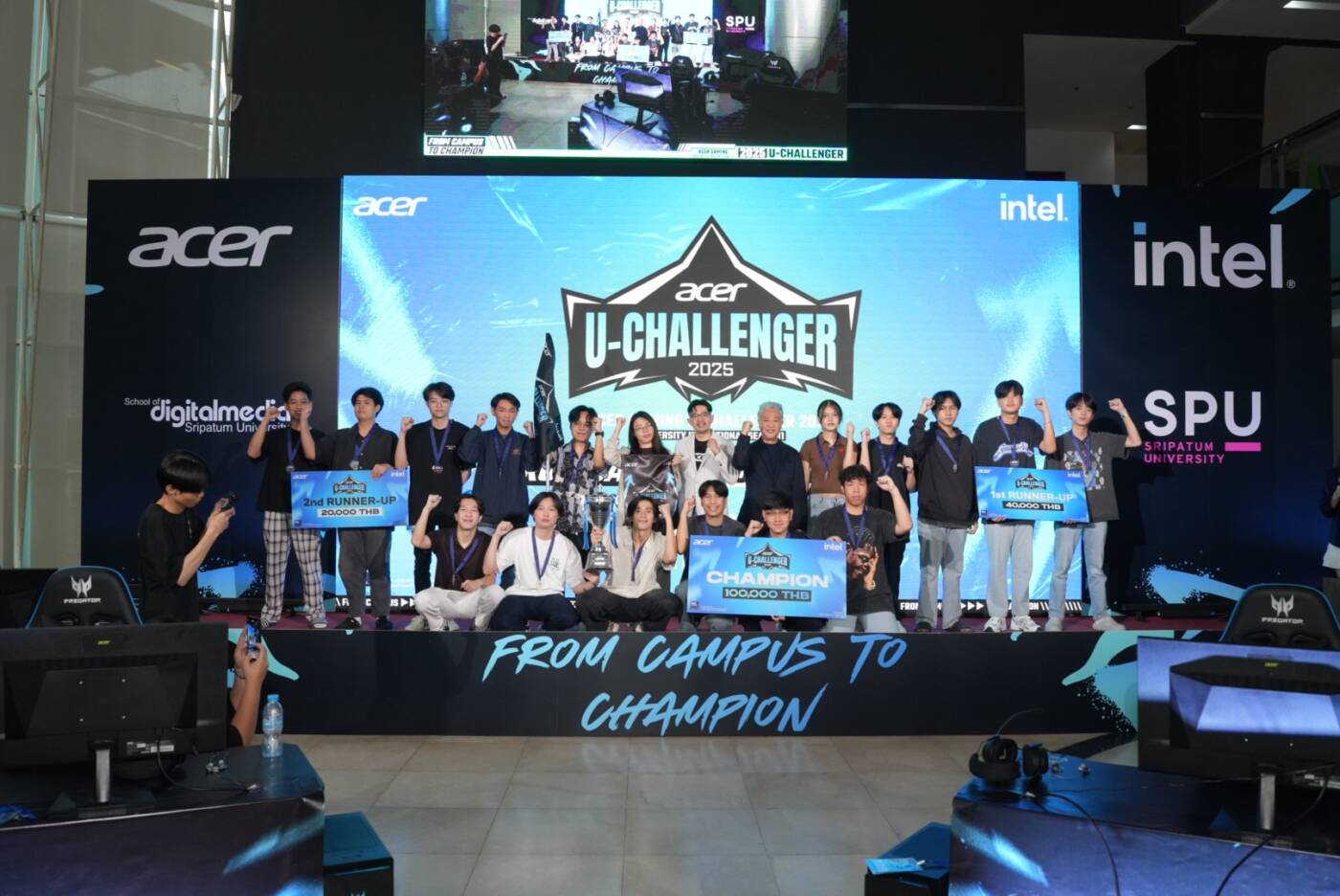 ABBACK ม.ศรีปทุม ผงาดแชมป์! คว้าชัยศึก VALORANT เวที ACER U-Challenger 2025 รับตั๋วสู่ Predator League 2026
