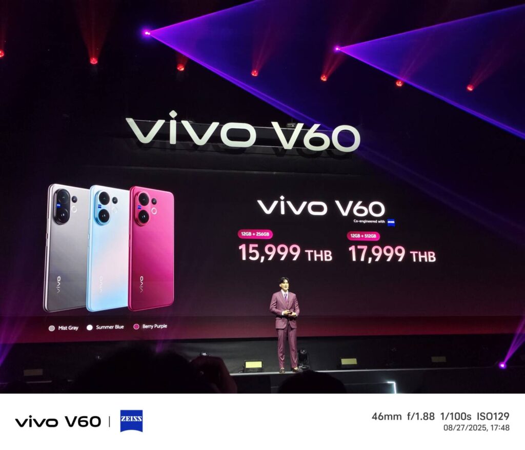 รีวิว vivo V60 จัดเต็ม ZEISS Telephoto และฟีเจอร์ Stage เอาใจสายคอนฯ