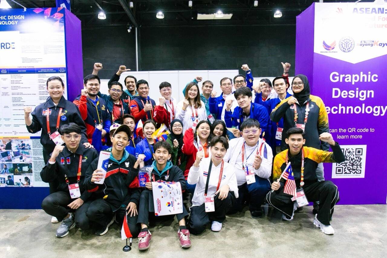 แคนนอน ร่วมยินดี! เยาวชนไทยคว้าเหรียญทองดิจิทัลกราฟิก เวที WorldSkills ASEAN 2025