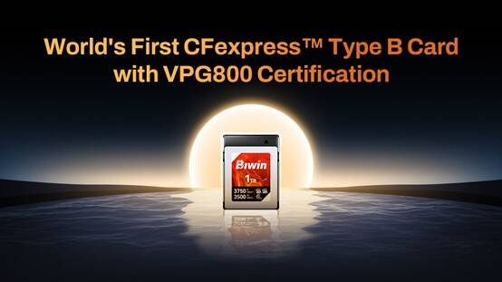 Biwin เปิดตัว Amber CB500: การ์ด CFexpress Type B รุ่นแรกของโลกที่ผ่านรับรอง VPG800 ยกระดับมาตรฐานงานวิดีโอระดับมืออาชีพ