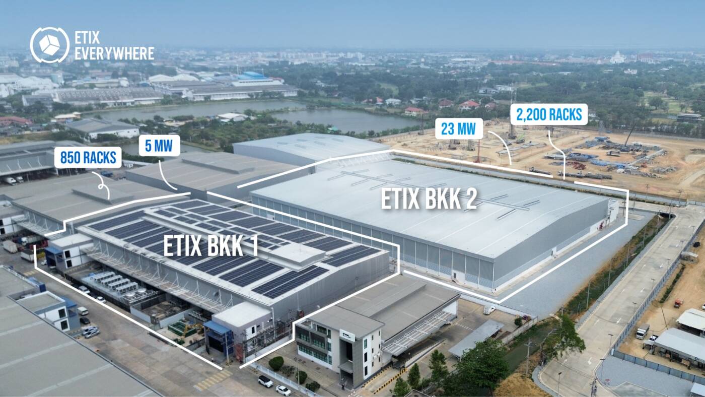 ETIX ปักหมุดไทยศูนย์กลาง AI อาเซียน! ดาต้าเซ็นเตอร์พร้อมรองรับ GPU เจเนอเรชันใหม่เชิงพาณิชย์รายแรก