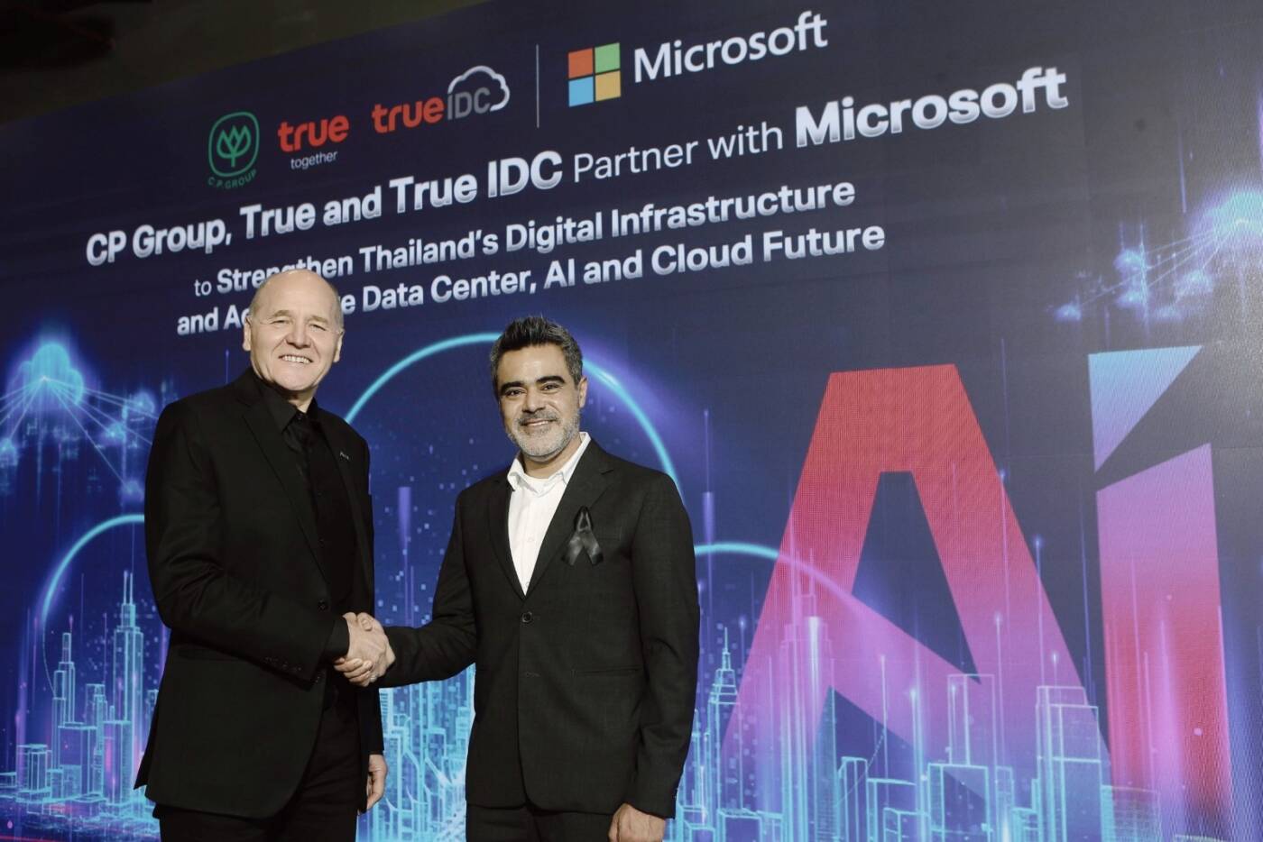 CP-True-True IDC จับมือ Microsoft ปักหมุดไทยสู่ศูนย์กลาง AI และคลาวด์แห่งภูมิภาค